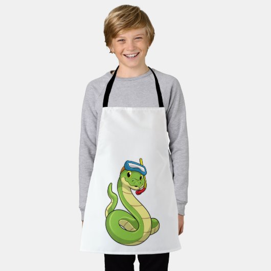 Tablier Snake as Diver wirth Snorkel (Porté)