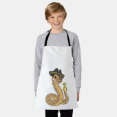 Tablier Snake as Pirate with Hook Hand & Eye patch (Porté)
