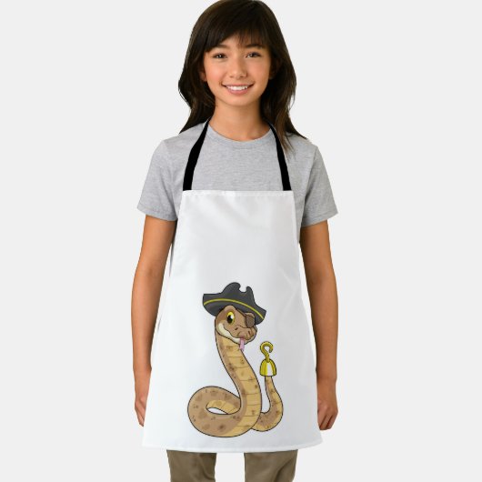 Tablier Snake as Pirate with Hook Hand & Eye patch (Insitu)