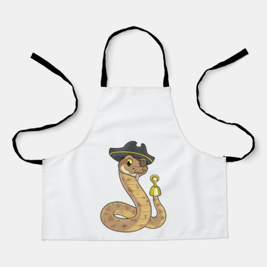 Tablier Snake as Pirate with Hook Hand & Eye patch (Recto)