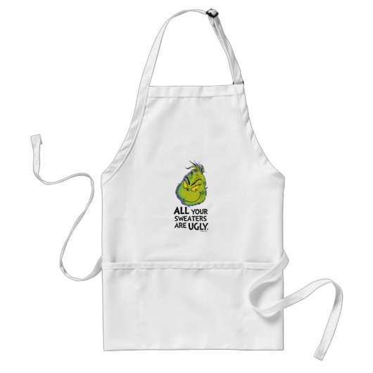 Tablier Snarky Grinch | Tous tes pulls sont moches (Devant)