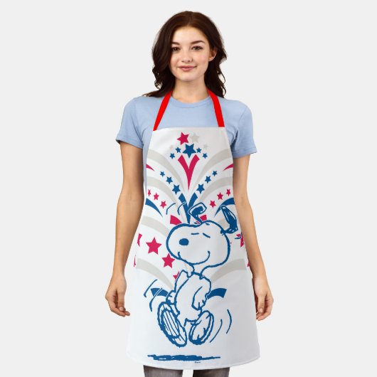 Tablier Snoopy 4 juillet Danse (Porté)
