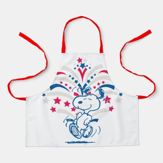 Tablier Snoopy 4 juillet Danse (Recto)