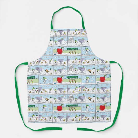 Tablier Snoopy et l'équipage Zamboni (Recto)