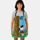 Tablier Snoopy "Joe Cool" debout (Insitu)
