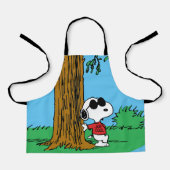Tablier Snoopy "Joe Cool" debout (Recto)