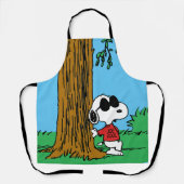 Tablier Snoopy "Joe Cool" debout (Recto)
