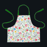 Tablier Snoopy So Sweet Flower Motif<br><div class="desc">Jetez un oeil à ce design super mignon avec Snoopy dans un motif de jardin fleuri et lumineux.</div>