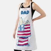 Tablier Snoopy sur 4 juillet Dog House | Ajouter Votre Nom (Insitu)