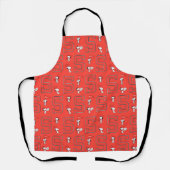 Tablier Snoopy Varsity Motif sportif (Recto)