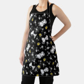 Tablier Snoopy & Woodstock Fun & Flowers (Insitu)