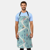 Tablier Snowboarders, station d'hiver, loisirs actifs. (Porté)