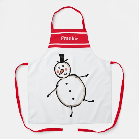 Tablier Snowman (Recto)