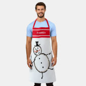 Tablier Snowman (Porté)