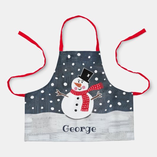 Tablier Snowman (Recto)