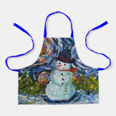 Tablier Snowman Apron (Recto)