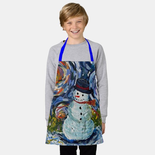 Tablier Snowman Apron (Porté)
