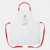 Tablier Snowman Apron (Recto)