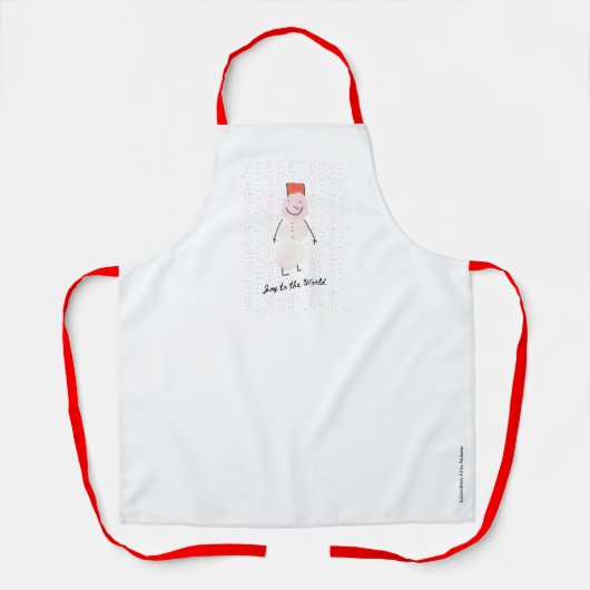 Tablier Snowman Apron (Recto)