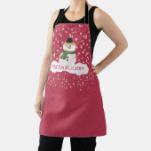 Tablier Snowman Apron, Snow Buddy Christmas Holidays, Fun (Insitu)