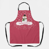 Tablier Snowman Apron, Snow Buddy Christmas Holidays, Fun (Recto)