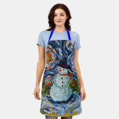 Tablier Snowman Apron taille moyenne (Porté)