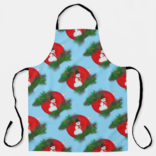 Tablier Snowman on ornament (Recto)