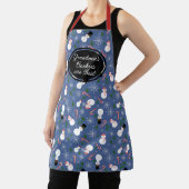 Tablier Snowman Snowflake Grandma's Cookies Xmas Apron (Insitu)