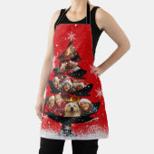 Tablier Snowy Family Photo Christmas Tree (Insitu)