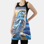 Tablier Snowy Owl Majesty Design (Insitu)