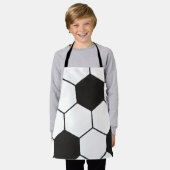 Tablier Soccer Ball Inspired Pattern Geometric Print  (Porté)