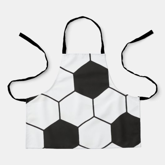 Tablier Soccer Ball Inspired Pattern Geometric Print  (Recto)