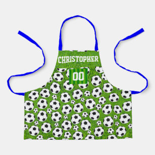 Tablier Soccer & Nom personnalisé enfants Apron
