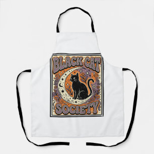 Tablier Société du chat noir Chat noir Art vectoriel vinta
