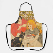 Tablier Société française de chocolats et de thés, Art Nou (Recto)