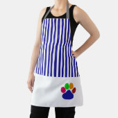 Tablier Soins pour Animaux Rayures Bleues (Insitu)