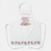 Tablier Soins sucrés Boulangerie rose (Recto)