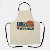 Tablier Soirée personnalisée Quarante vintage 40e annivers (Recto)