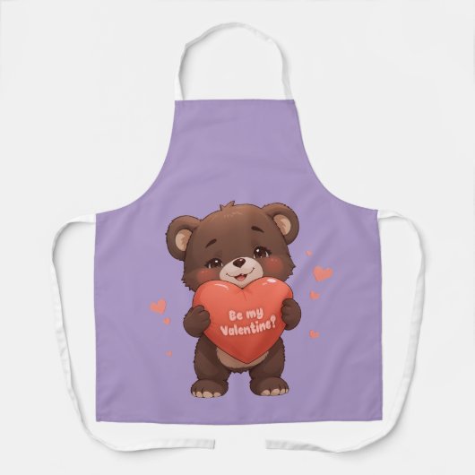 Tablier Sois ma Saint Valentin ? (Recto)