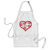 Tablier Sois mon coeur de Saint-Valentin (Devant)