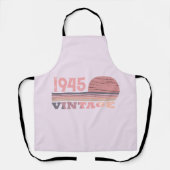 Tablier Soixante-dix vintages fête du 80e anniversaire (Recto)