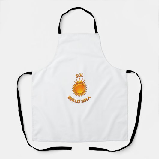 Tablier Sol Brillo Sola Logo Apron – Stylish Kitchen & Coo (Recto)