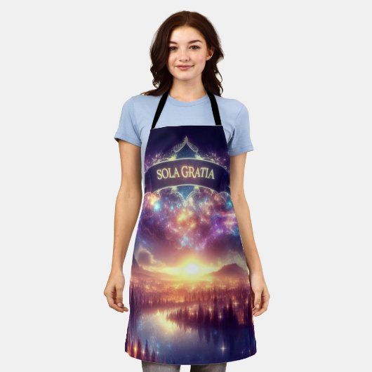 Tablier Sola Gratia Grace seule Christian Solas Réformés (Porté)