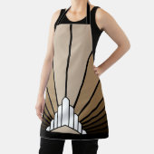 Tablier Soleil Art déco bronzé (Insitu)