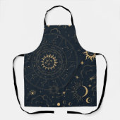 Tablier Soleil céleste et Lune mystique (Recto)