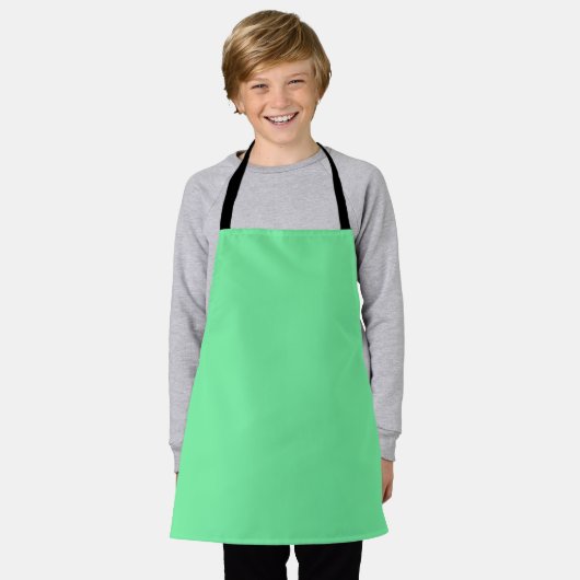 Tablier Solid Bright Lime Green Apron (Porté)