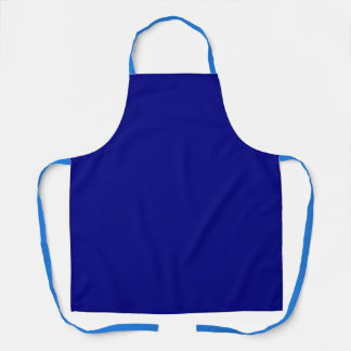 Tablier Solide bleu marine foncé minimaliste Plain moderne