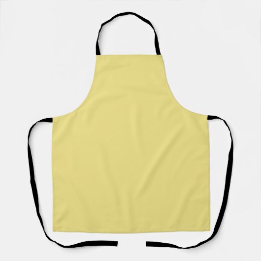 Tablier Solide Pastel Jaune moderne (Recto)