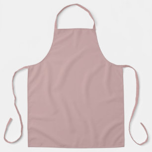 Tablier solide rose muet