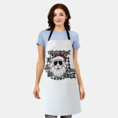 Tablier Some Hos in This House | Punny Santa Sublimation (Porté)